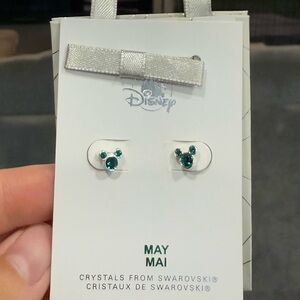 Swarovski Crystal Mickey Earrings
